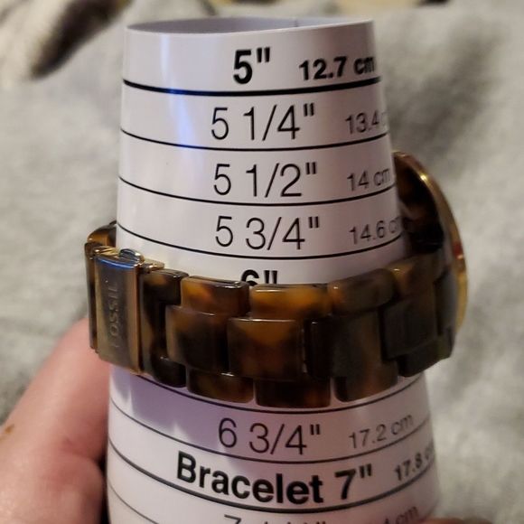 FOSSIL Stella Multifunction 4 Dial Tortoise Shell Resin Watch ES2785 - Picture 8 of 8